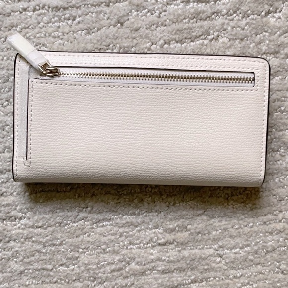 NWT Kate Spade Darcy Large Slim Bifold Leather Embellished Wallet - Picture 7 of 9